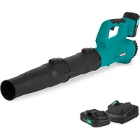 Vonroc Soplador de Hojas a Batería 20V – Diseño Axial | Incluye 2x Baterías 2.0Ah y Cargador