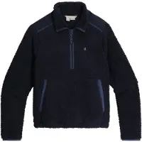 Royal Robbins - Women's Palisades 1/2 Zip - Forro polar size L, negro