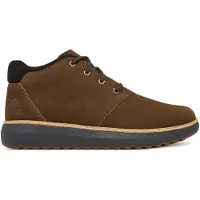 Timberland para hombre. TB0A69Q5W071 Botas Chukka de piel de media caña Hudson Road marrón (43.5), Plano, Cordones, Casual, Sostenible, Timb