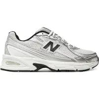 New Balance unisex. U740V2 Zapatillas 740 blanco (42), Plano, Cordones, Casual, Mesh, outlet 2026.