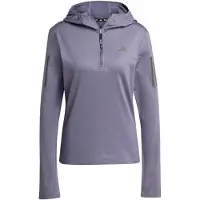 Adidas adidasSudadera de invierno con capucha y cremallera hasta el pecho Own The Run L Preloved Violet Mujer