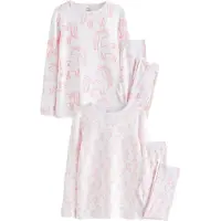 Next Pijama rosa / blanco