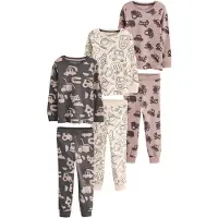 Next Pijama beige claro / chocolate / moca