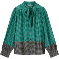 Summum Woman Blouse Border Print Peacock Talla: 38 | Camisas Outlet | Mujer