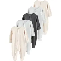 Next Pijama beige claro / antracita / gris claro