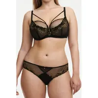 Chantelle Co Bra Underw. Covering Black/yellow Talla: E75 | Brasieres Outlet | Mujer | Negro