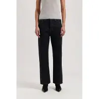 MUD Jeans Emma Low Loose - Dry Black Dry Black Talla: W27L32 | Vaqueros Rectos Outlet | Mujer | Negro