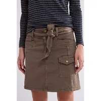 Summum Woman Cargo Skirt Army Stretch Twill Olive Talla: 32 | Mini Faldas Outlet | Mujer | Verde