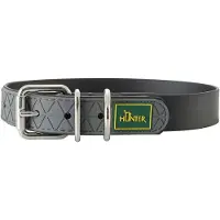 Hunter Pet - Collar Convenience - Collares para perro size Halsumfang 47-55 cm - Breite 2,5 cm, negro