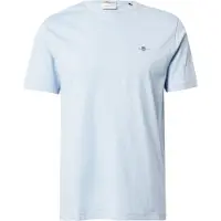 Gant para hombre. 2003184 Camiseta Regular Fit Shield azul (S), Blanco, Casual, Algodón, Manga corta, outlet 2026.