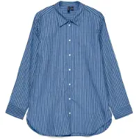 Vero Moda Blusa azul claro / blanco