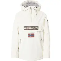 Napapijri Chaqueta funcional 'Rainforest' beige / arena / rojo / negro