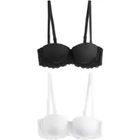 Next Sujetador negro / blanco