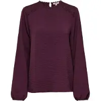 ONLY Blusa 'ONLKATCHA' rojo vino
