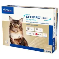 Virbac Effipro DUO Spot-on Gato > 6 kg - 4 Pipetas