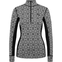 Kari Traa - Women's Rose Half-Zip - Ropa interior merino size M, gris