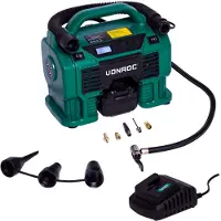 Vonroc Compresor 20V - 12V | Incl. batería 4.0Ah y cargador