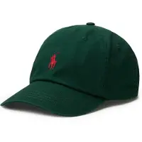 Ralph Lauren para mujer. 211912843010 La icónica gorra de chino de algodón verde (OSFA), Casual, outlet 2026.