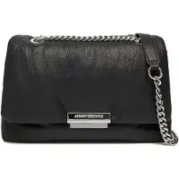 Armani Exchange para mujer. XW000355AF17240UC001 Bolso de mano clutch negro (OSFA), Casual, Sintético, outlet 2026.