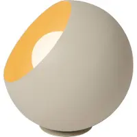 Lucide DOREDOS - Lámpara de mesa - Ø 20 cm - 1xE27 - Color crema