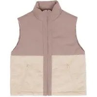 Mazine - Women's Fabric Blocking Vest - Chaleco de forro polar size XXL, marrón/beige