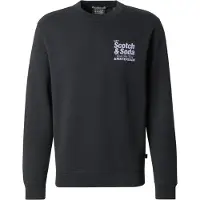 Scotch & Soda Front + Back Artwork Sweatshirt Meteorite Talla: S | Jerséis Outlet | Hombre