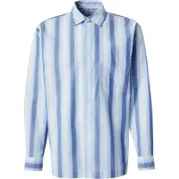 Scotch & Soda Shadow-stripe Relaxed-fit Shirt Peacoat Shadow Stripe Talla: M | Camisas Casuales Outlet | Hombre