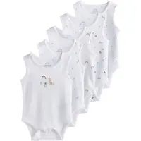 Next Pijama entero/body azul / gris / naranja / blanco