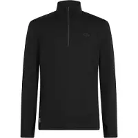 Icebreaker - Ropa interior térmica - M Merino 300 Original LS Half Zip Black de Lana - Talla L - Negro