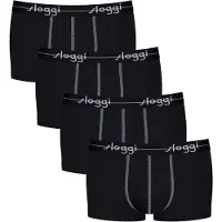 Sloggi Calzoncillo boxer gris basalto / negro / blanco