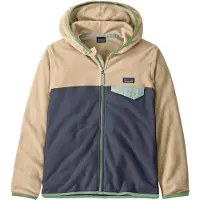 Patagonia - Forros polares/plumíferos niños - K's Micro D Snap-T Jkt Smolder Blue - Talla Infantil XS - Azul