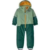 Patagonia - Monos de esquí niños - Baby Snow Pile One-Piece Ellwood Green - Talla Infantil 18 meses - Verde