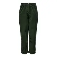 ONLY Pantalón 'ONLFLORA' verde oscuro
