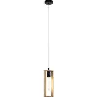 Eglo Littleton, Flexible, Negro, Madera, Madera, Acero, Madera, Rectangular, Salón