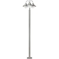 Eglo SIDNEY, Lámpara de pared para exteriores, Acero inoxidable, Vidrio, Acero inoxidable, IP44, Ideal para: Entrada, Jardín, Terraza