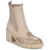 Hispanitas para mujer. HI254280 Botines de Piel Zurich taupe (40), 5 a 8cm, Cremallera, Casual, outlet 2026.