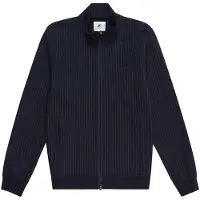 FILA Brera Regular Pinstriped Track Jacket Black Iris / Egret Str Talla: S | Chaquetas Outlet | Hombre | Negro