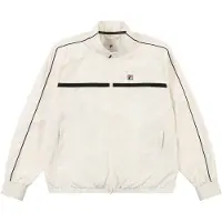 FILA San Siro Oversized Woven Track Jacket Egret Talla: L | Chaquetas Outlet | Mujer