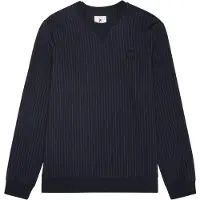 FILA Brera Regular Pinstriped Crewneck Sweatshirt Black Talla: L | Jerséis Outlet | Hombre | Negro