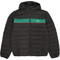 FILA Alpignano Regular Hooded Lightweight Jacket Black Talla: S | Chaquetas Outlet | Hombre | Negro