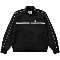 FILA Sudadera con cremallera 'San Siro' negro / blanco