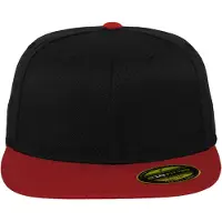 Flexfit Gorra 'Premium 210' rojo / negro