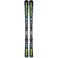 Fischer - Packs (esquí + fijaciones) - RC4 Noize ST Black Superflex + RC4 Z12 GW 2027 de Titanio - Talla 165 cm - Negro