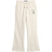 Superdry para mujer. W7011094A Pantalón Jogger Athletic Low Rise Flare blanco crema (M), Casual, Algodón, outlet 2026.