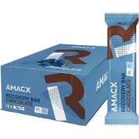 Amacx Caja De Barritas Energéticas De Recuperación Chocolate 55g 12 Unidades