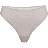 JOOP! Tanga ' Sensation Allover Print Thong ' beige claro / gris