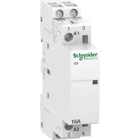 Schneider Electric , contactor de instalación iCT, 16A, 2 contactos, 220V, 50Hz, referencia A9C22512