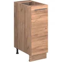 Vicco Armario de farmacia Fame-Line Roble dorado 30 cm sin encimera, Model 56877