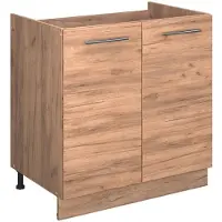Vicco Armario bajo para fregadero Fame-Line Roble dorado 80 cm , ET Antracita, Model 57032