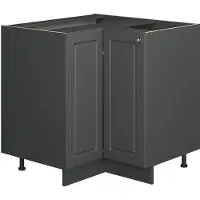 Vicco Armario de esquina Fame-Line Antracita-Oro Landhaus 80.5 cm , ET Antracita, Model 57138
